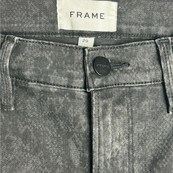 FRAME - Le Skinny Jeans De Jeanne Tonal Python Size 29 - Picture 11 of 11